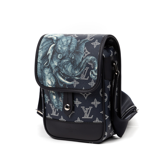 Louis Vuitton Ltd. Ed. Chapman Brothers Savanna Elephant Crossbody Pouch - Picture 1 of 8